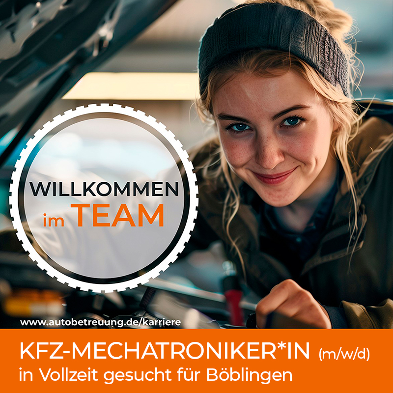 Kfz-Mechatroniker in der Werkstatt